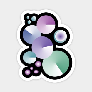 Pastel bubbles Magnet