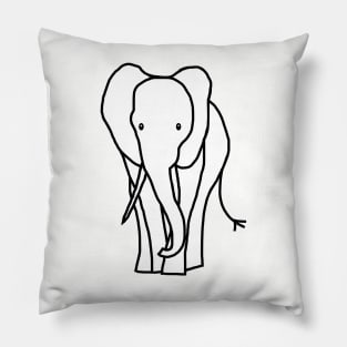 White Elephant Pillow