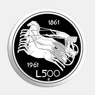 Italy coin 500 lira Pin