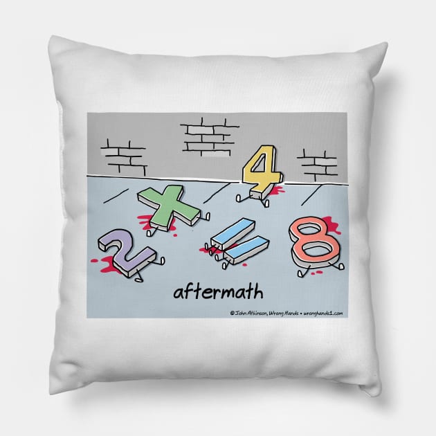 aftermath Pillow by WrongHands