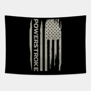 Power Stroke American Flag Tapestry