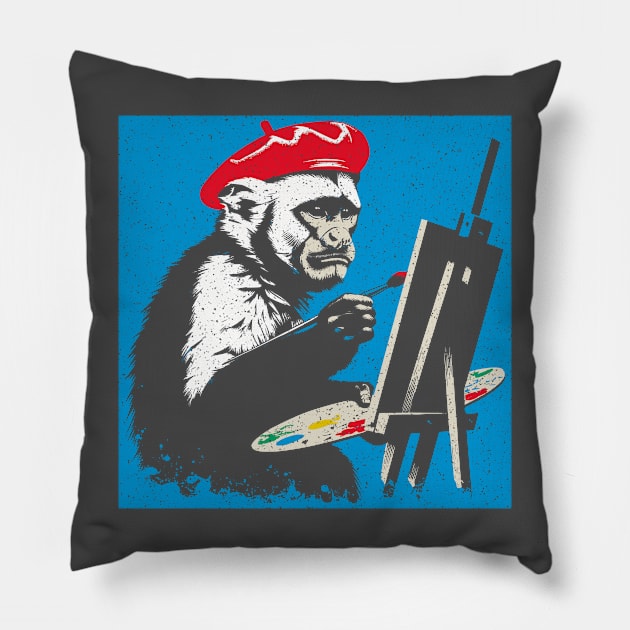 Artist Capuchin Pillow by JSnipe