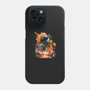 Soldier watercolor print Phone Case