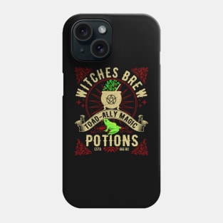 Witches Brew Toad-ally Magic Potions Label Design Phone Case