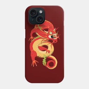 Red Chinese Dragon Phone Case