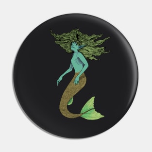 Comic Book Mermaid Pin