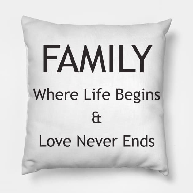 Family Pillow by Siraj Decors