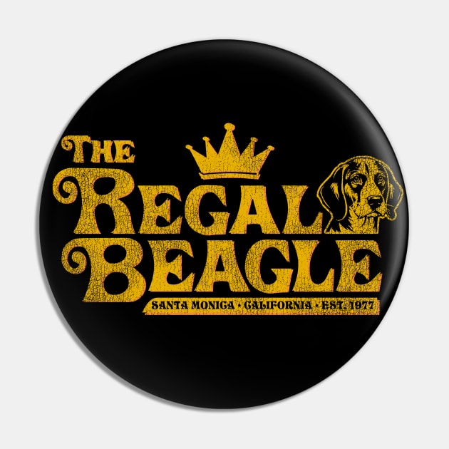 Regal Beagle Lounge 1977 Worn Pin by Alema Art