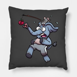 Elephant Working Out Pillow