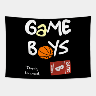 Game Boys Basketball Crew Warmup Jersey Tapestry