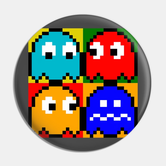 Pac-Man 4 Panel Pin by RetroRaider