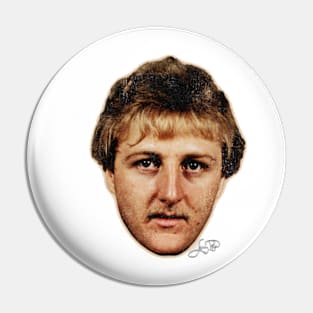 Larry Bird Big Face Pin