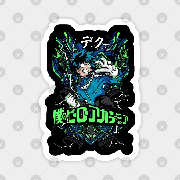 Deku – The Successor of One for All Magnet by Otaku Vibes