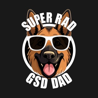 German Shepherd Dog Dad Funny GSD Father T-Shirt