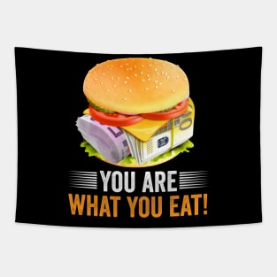 You are what you eat | Money Burger Rich Tapestry