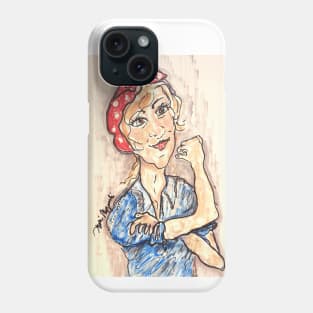 Rosie the Riveter We Can Do it Phone Case