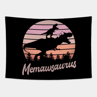 Memawsaurus T-Rex Dinosaur Tapestry