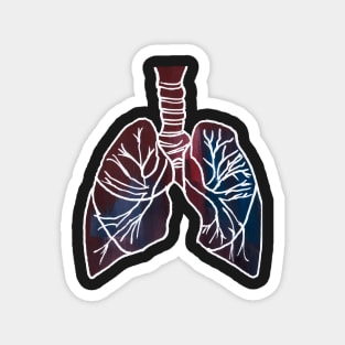 Gouached Lungs Magnet