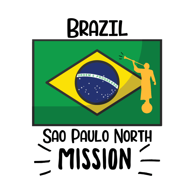 Brazil Sao Paulo North Mormon LDS Mission Missionary Gift Idea by TruckerJunk