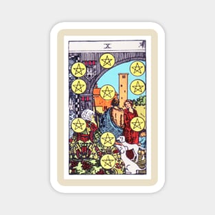 Ten of Pentacles Magnet