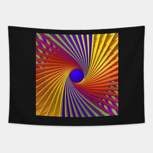 Colorful Swirls Tapestry