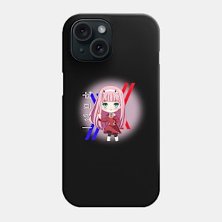 kawaii zero two Phone Case