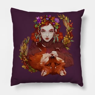 Autumnal Friend Pillow