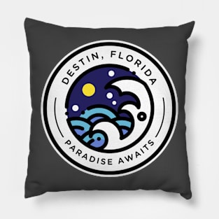 Destin Florida Paradise Awaits Design Pillow