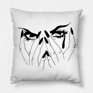 Look into behind this eyes Pillow