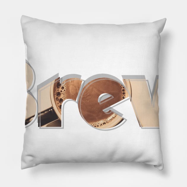 Brew Pillow by afternoontees