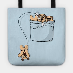 Cute Pocket Pugs Tote