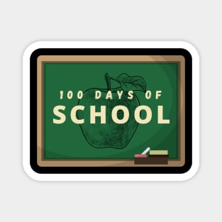 happy 100 days of school Magnet