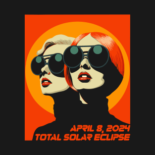 2024 Total Solar Eclipse April 8 Eclipse Watcher Women T-Shirt