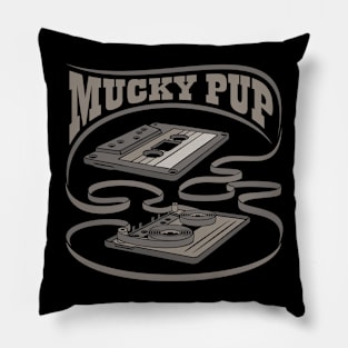 Mucky Pup Exposed Cassette Pillow