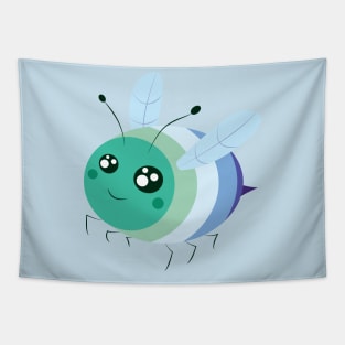 Gay (mlm) Pride Bee Tapestry