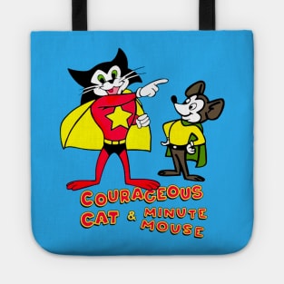 Courageous Cat and Minute Mouse Tote