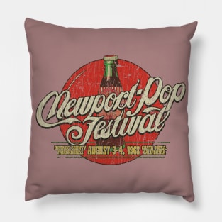 Newport Pop Festival 1968 Pillow