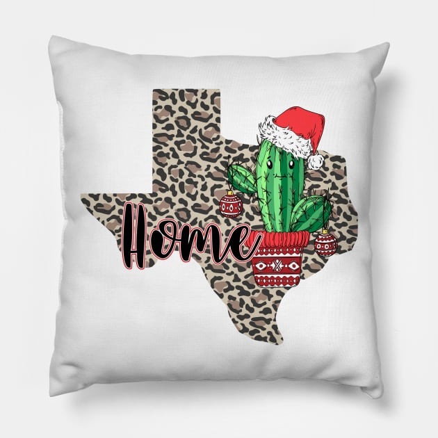 Texas Christmas Pillow by Satic