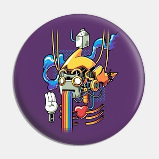 Robot Boy Pin