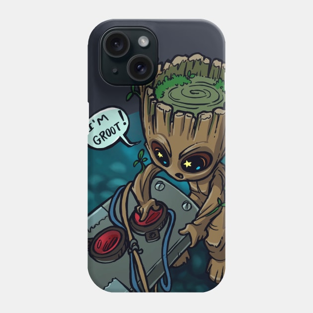 Don't Push That Button Phone Case by cifaela