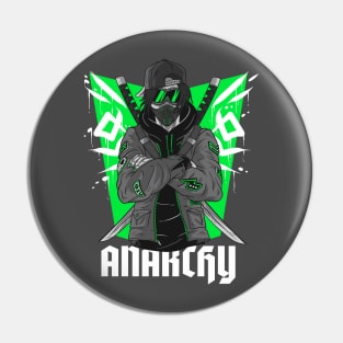 Urban Ninja Anarchy Pin