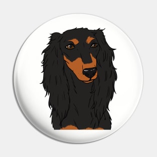 Saluki Black and Tan Pin