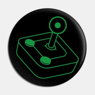 Dubious Green Logo Pin