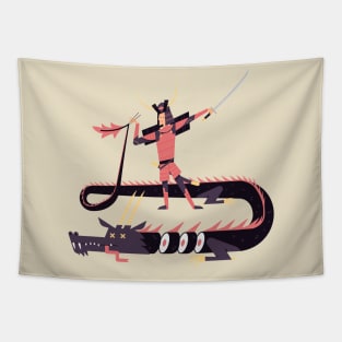 Samurai Sushi Tapestry