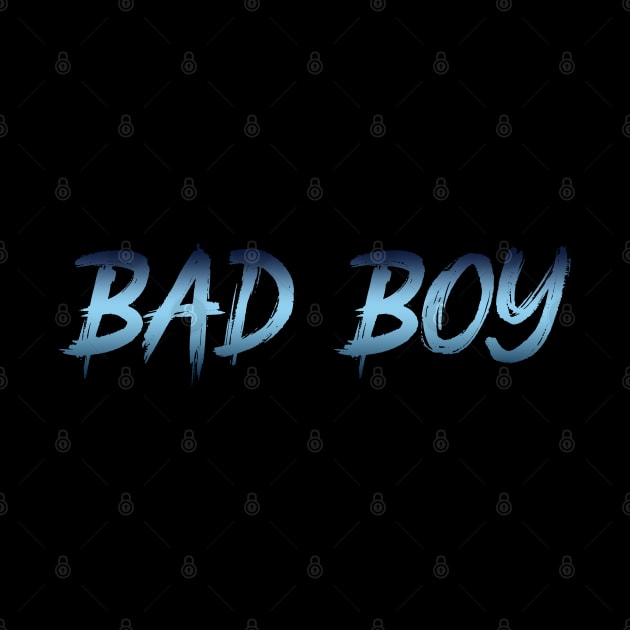 BAD BOY - ORIGINAL BLACK BLUE DESIGN by BACK TO THE 90´S