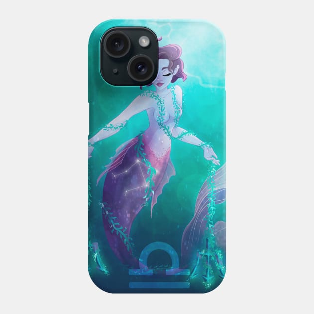 Libra Phone Case by lisaspiral