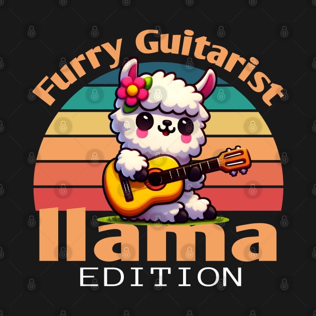 Furry Guitarist - llama edition by RubiFancy