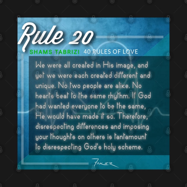 40 RULES OF LOVE - 20 by Fitra Design