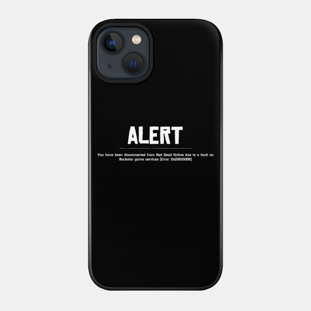 ALERT Disconnected Cowboy - Video Game - Phone Case