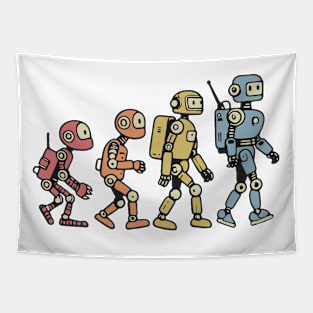 Evolution of Robots Tapestry